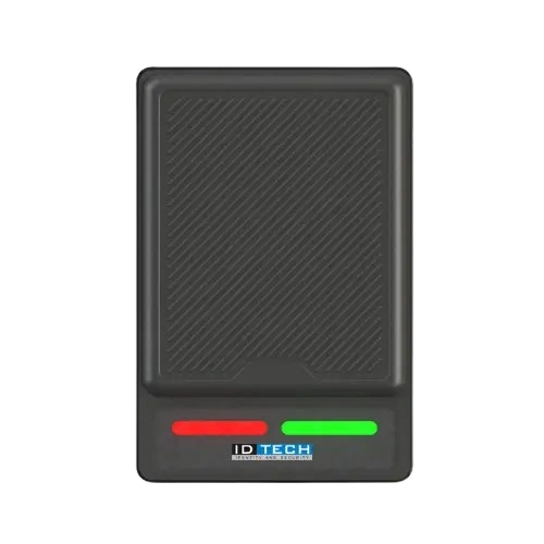 Plug & Play Contactless HF RFID card reader device with status LED lights