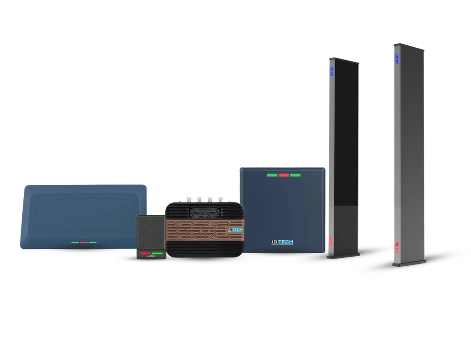 RFID fixed readers and portal antennas — integrated reader, multi-port reader, and RFID gate antenna by ID Tech
