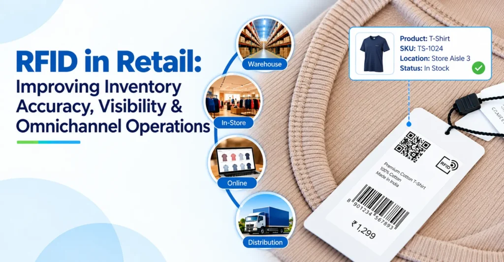 RFID in retail inventory visibility across warehouse, store, and online